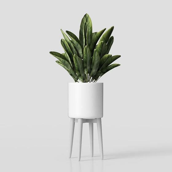 Greenery Planter 3D model