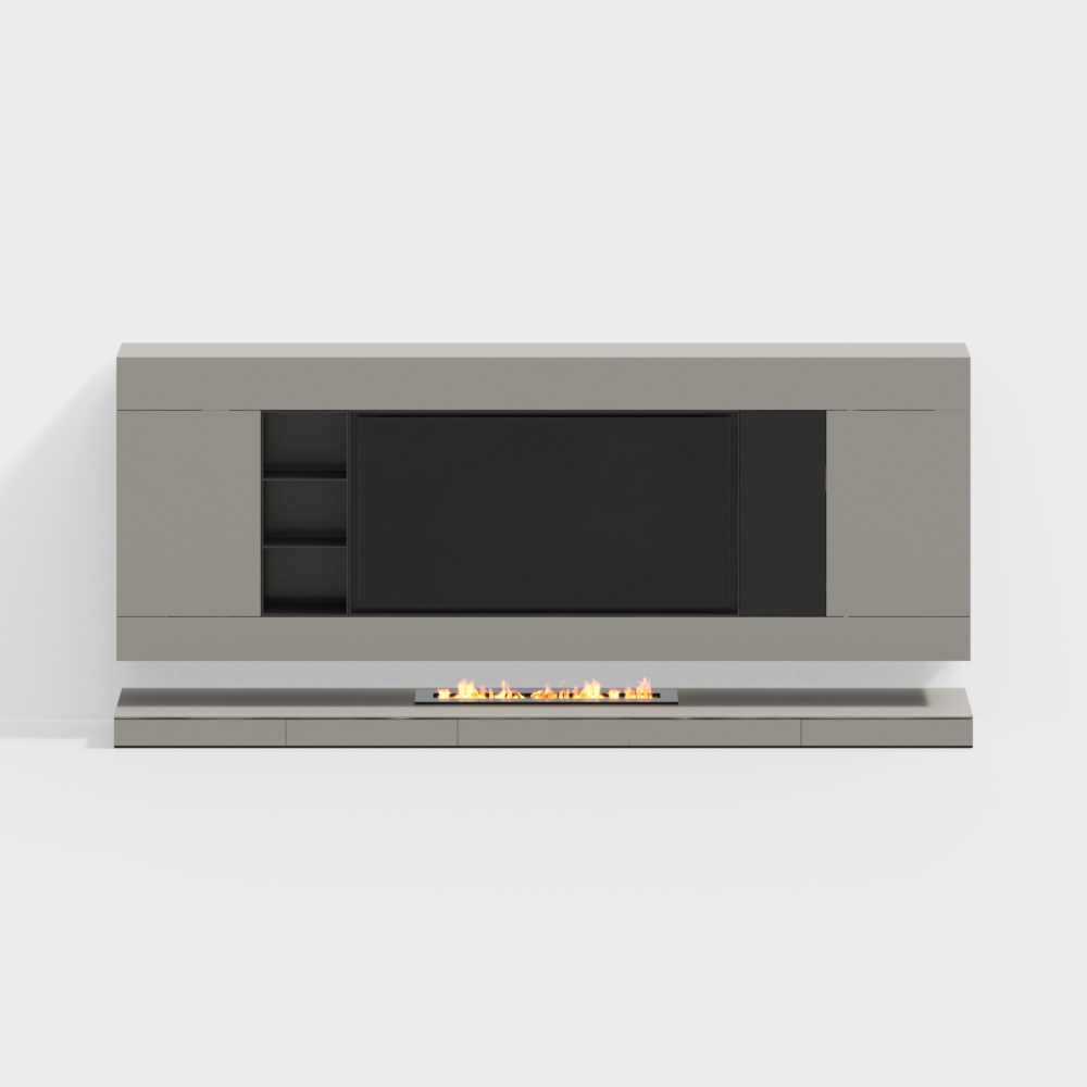 Modern Italian Style Dining Room Feature Wall