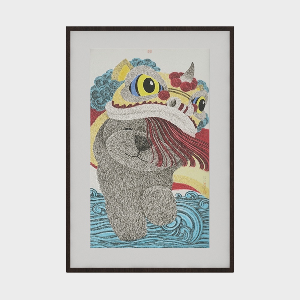 Modern Living Room and Dining Room Decorative Painting