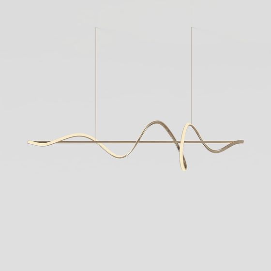 Streamlined Chandelier 3D model