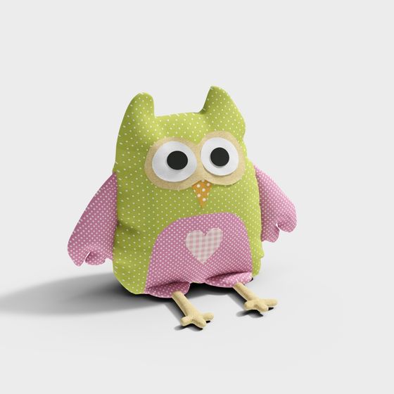 Forest Guardian 3D model - Adorable Owl for Kids