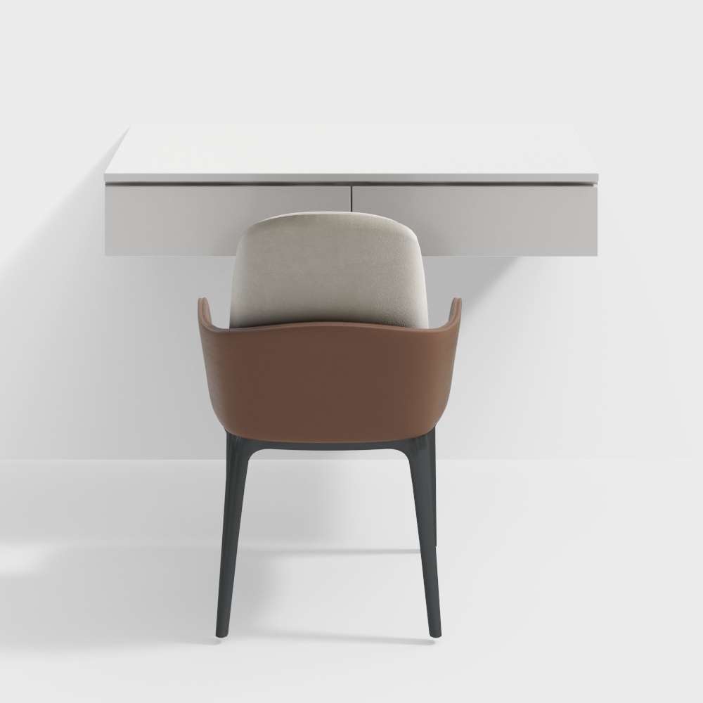 現代的なデスクとチェアの組み合わせ