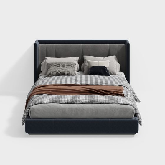 モダンダブルベッド