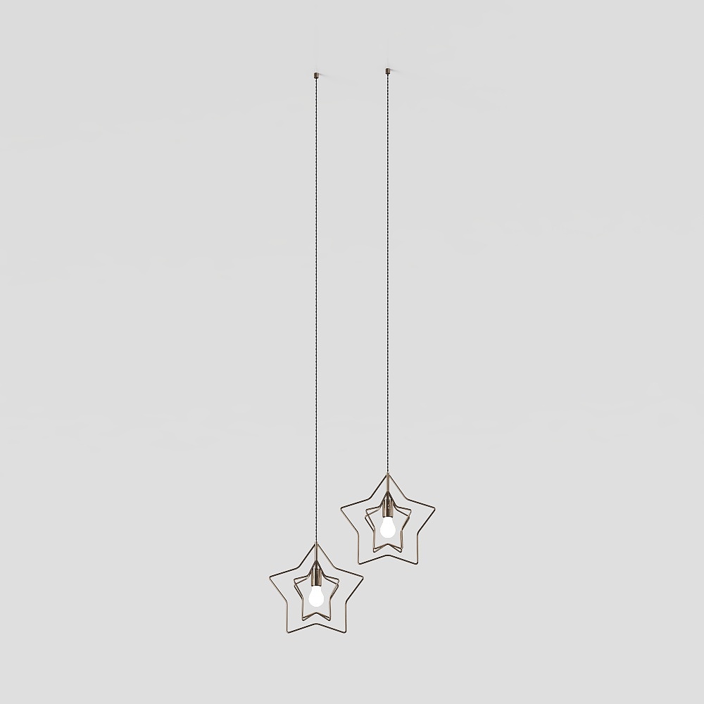 Đèn chùm phòng ngủ sao hiện đại