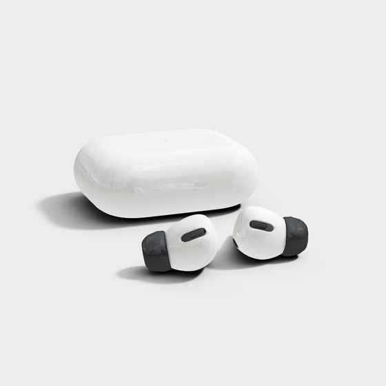 Trendy Low-Poly Headphone 3D model for Creatives