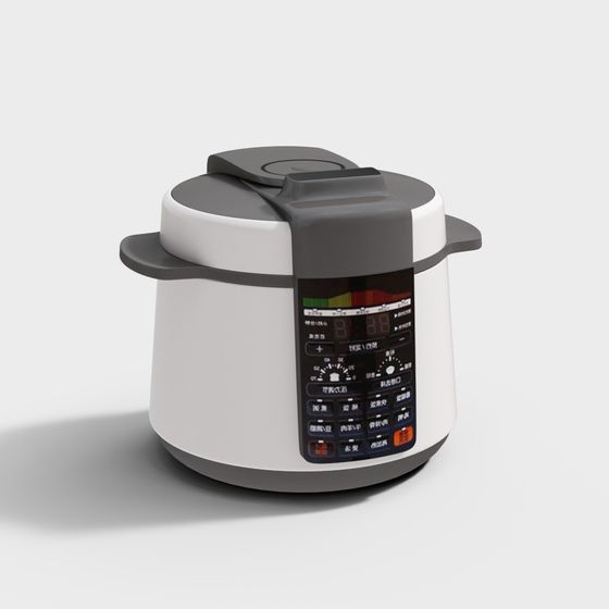 Smart Electric Pressure Cooker 3D Model