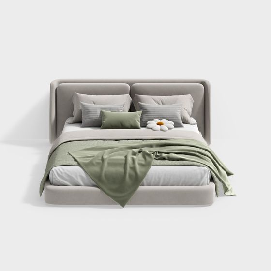 Cozy Retreat 3D Bed Model