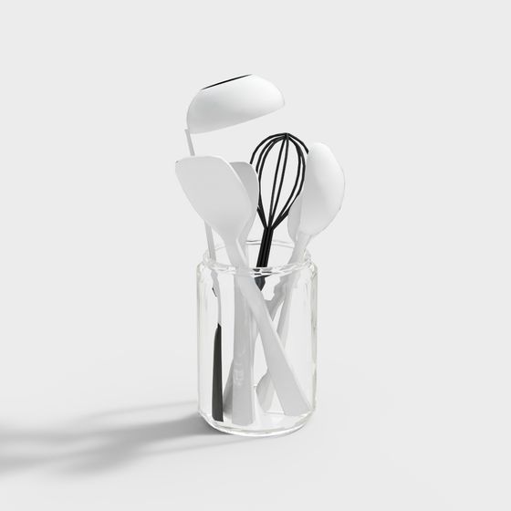 Minimalist Kitchen Tools 3D model