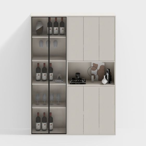 Urban Bar Cabinet 3D model