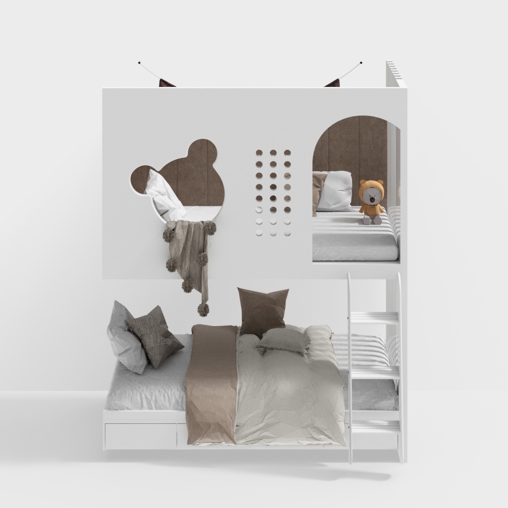 Children Getting In and Out of Bed