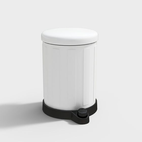 Stylish Trash Bin 3D model for Urban Designs