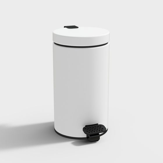 Minimalist Trash Can 3D model