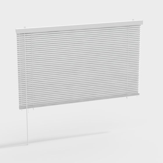 Simple Blinds 3D model for Contemporary Spaces