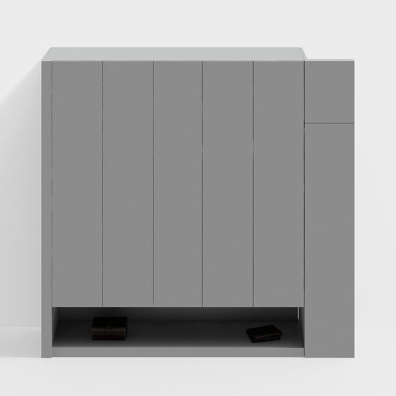 Urban Corner Storage Cabinet 3D model