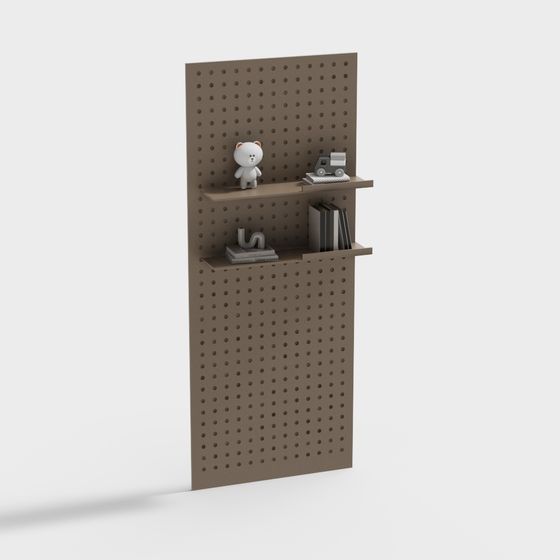 Pegboard Shelf 3D model