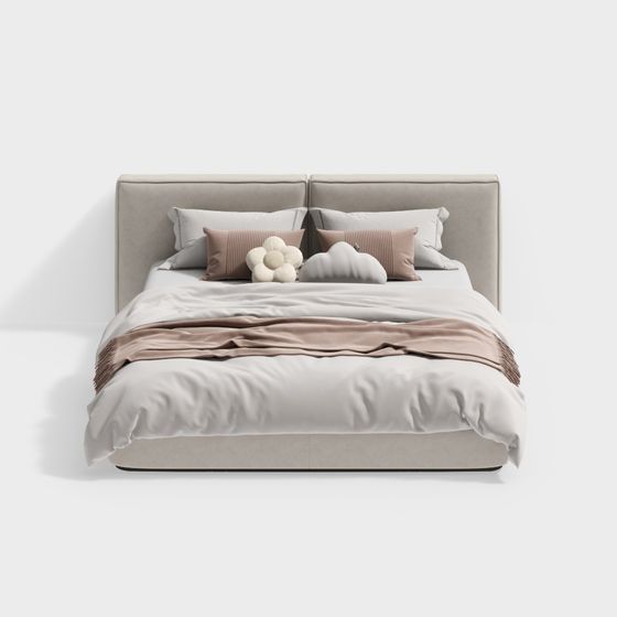 Lit d'Enfant de Style Crème