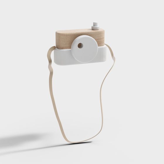 Elegant 3D Camera Model with a Modern Aesthetic