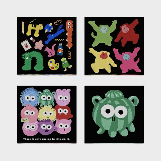 ชุดภาพวาดตกแต่งห้องเด็ก