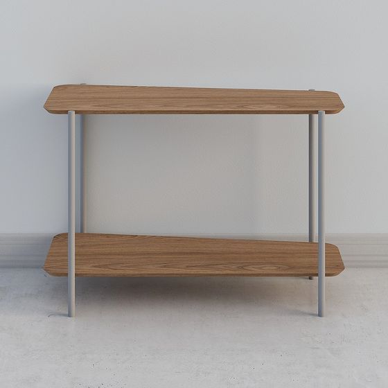 Urban Corner Bookshelf 3D model