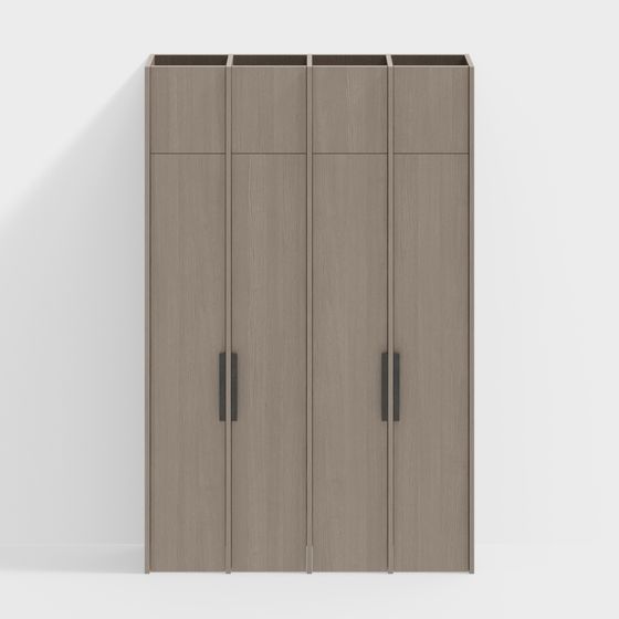Modern Minimalist Wardrobe 3D model