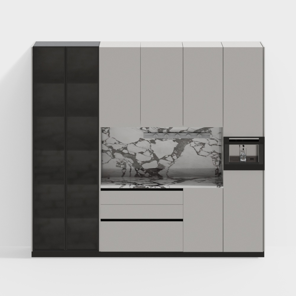 現代客廳與餐廳邊櫃