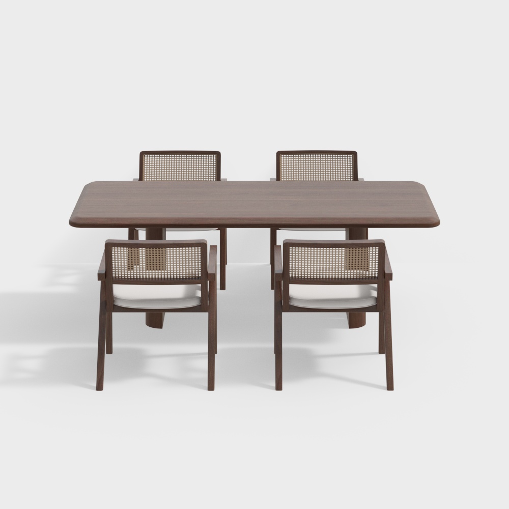 Vintage-style Dining Table Set