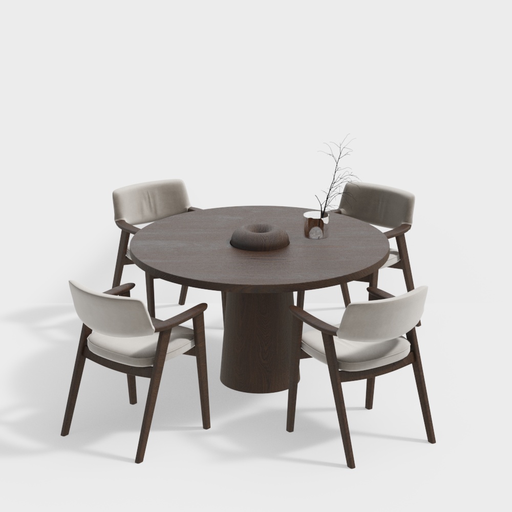 Vintage-style Dining Table Set