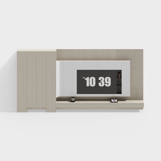 Modern Minimalist TV Cabinet 3D model