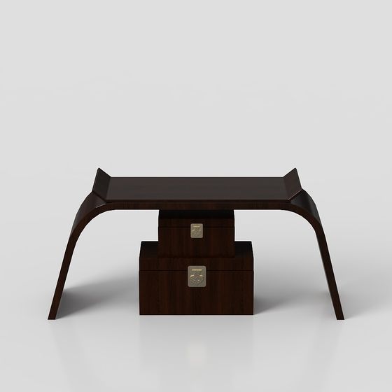 Vintage Storage Table 3D model for Creative Use