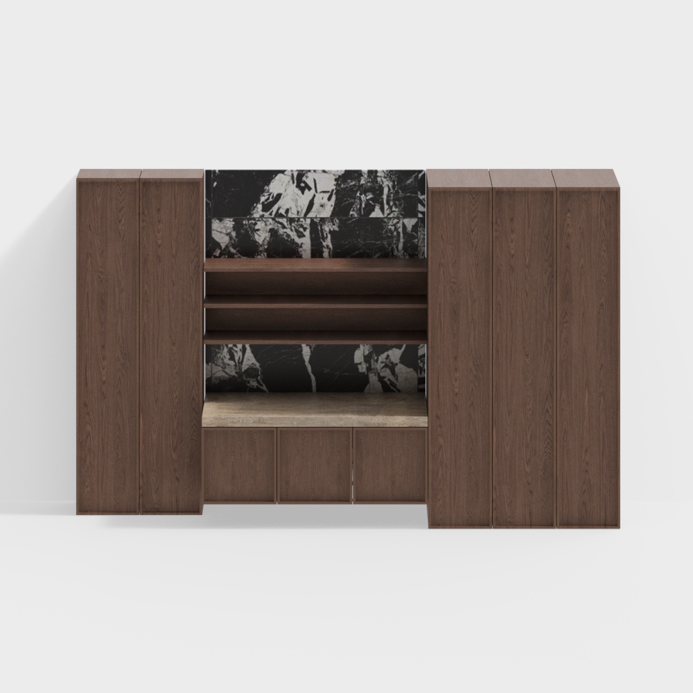 Mobile Laterale in Stile Vintage Scheletro