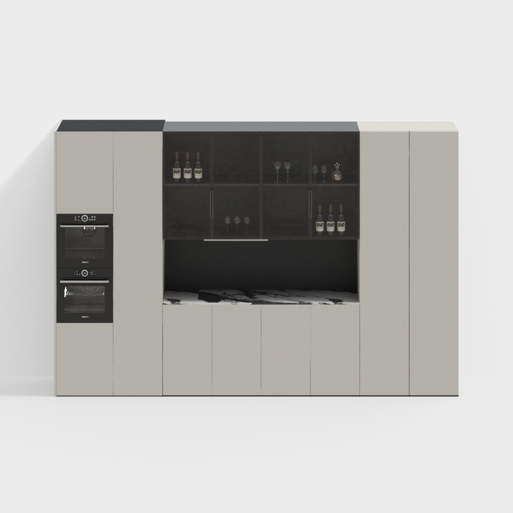 Italienischer moderner Weinschrank