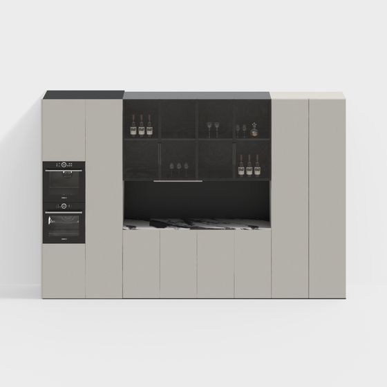 イタリアンモダンワインキャビネット