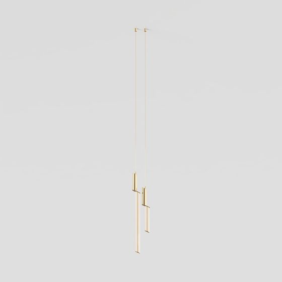 Elegant Hanging Art Lamp 3D model for Modern Projects