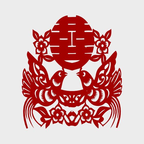 Festive Paper-Cutting 3D model