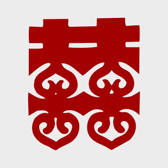 Dragon Pattern Shield 3D model