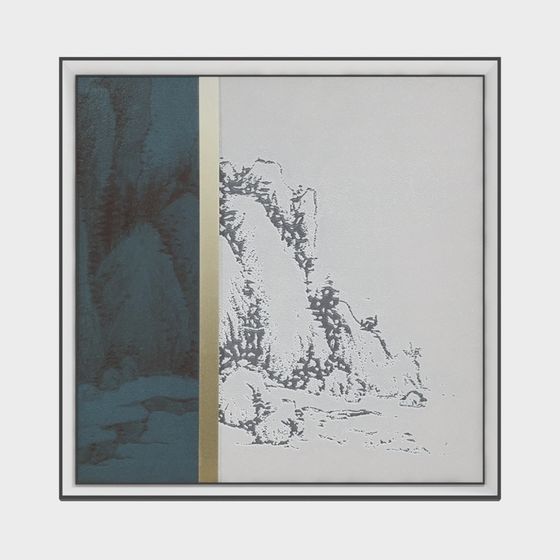 Mountain River Impression 3D model for Creative Projects