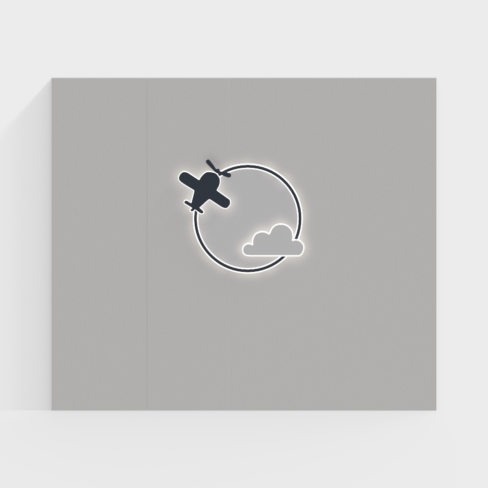 현대 어린이 방 배경 벽