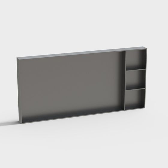 Stylish Urban Shelf 3D model