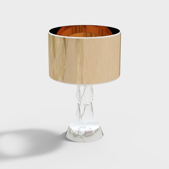 Elegant 3D Model Table Lamp for Modern Interiors