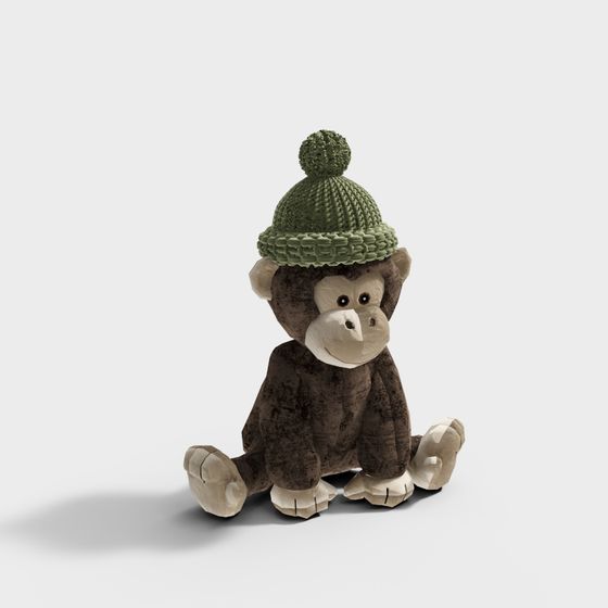 Cozy Monkey 3D model