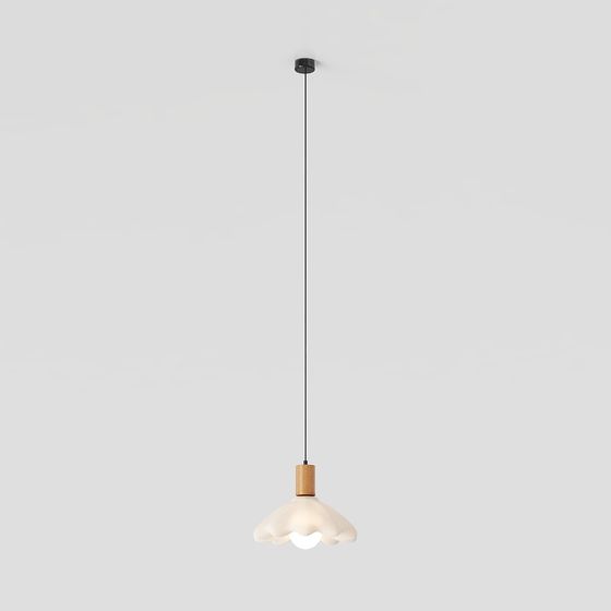 Elegant Modern Minimalist Chandelier 3D model