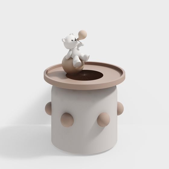Whimsical Teddy Bear 3D model