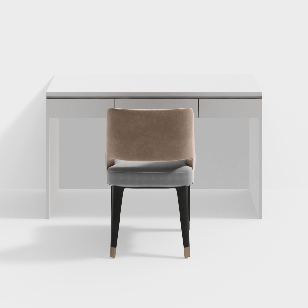 Combinación Moderna de Escritorio y Silla