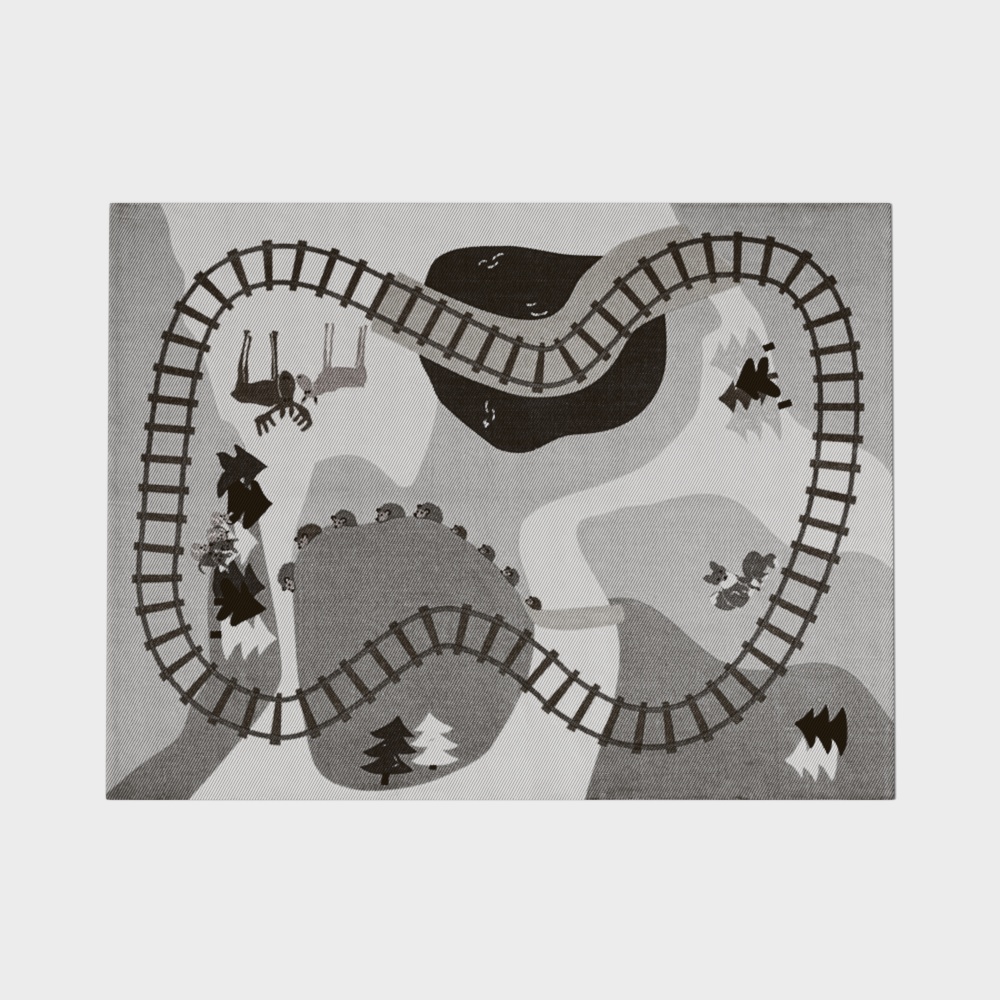 Meandering Railroad 3D model