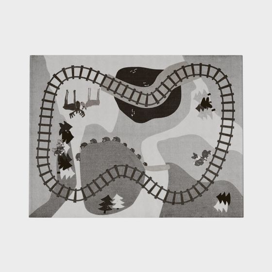 Meandering Railroad 3D model