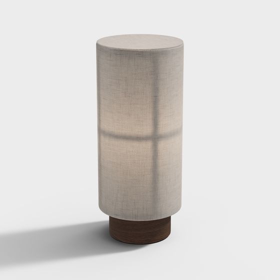 Elegant Cylindrical Stool 3D model for Modern Spaces