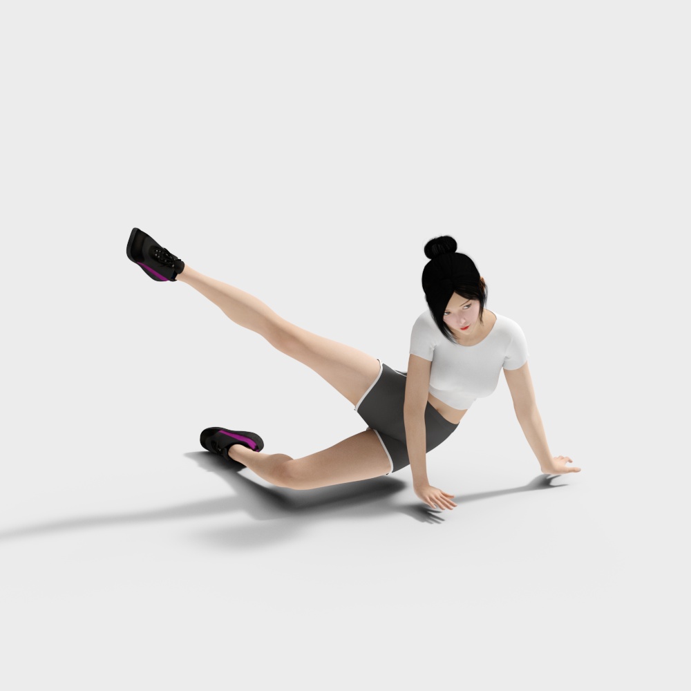 Dancing Girl 3D model