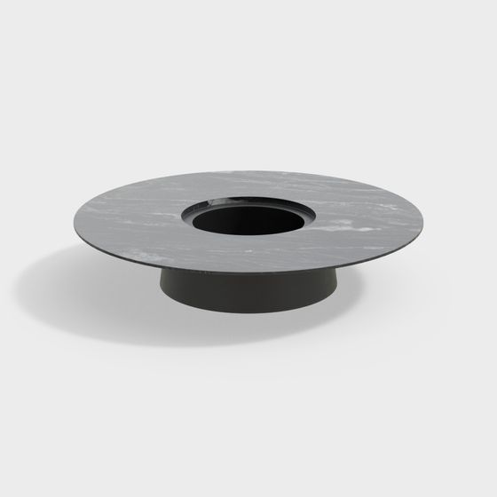 Elegant Round Table 3D model for Modern Spaces