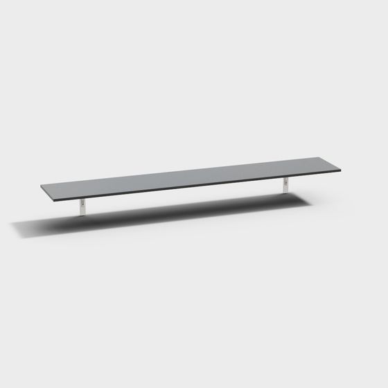 Sleek Modern Floating Bench 3D model