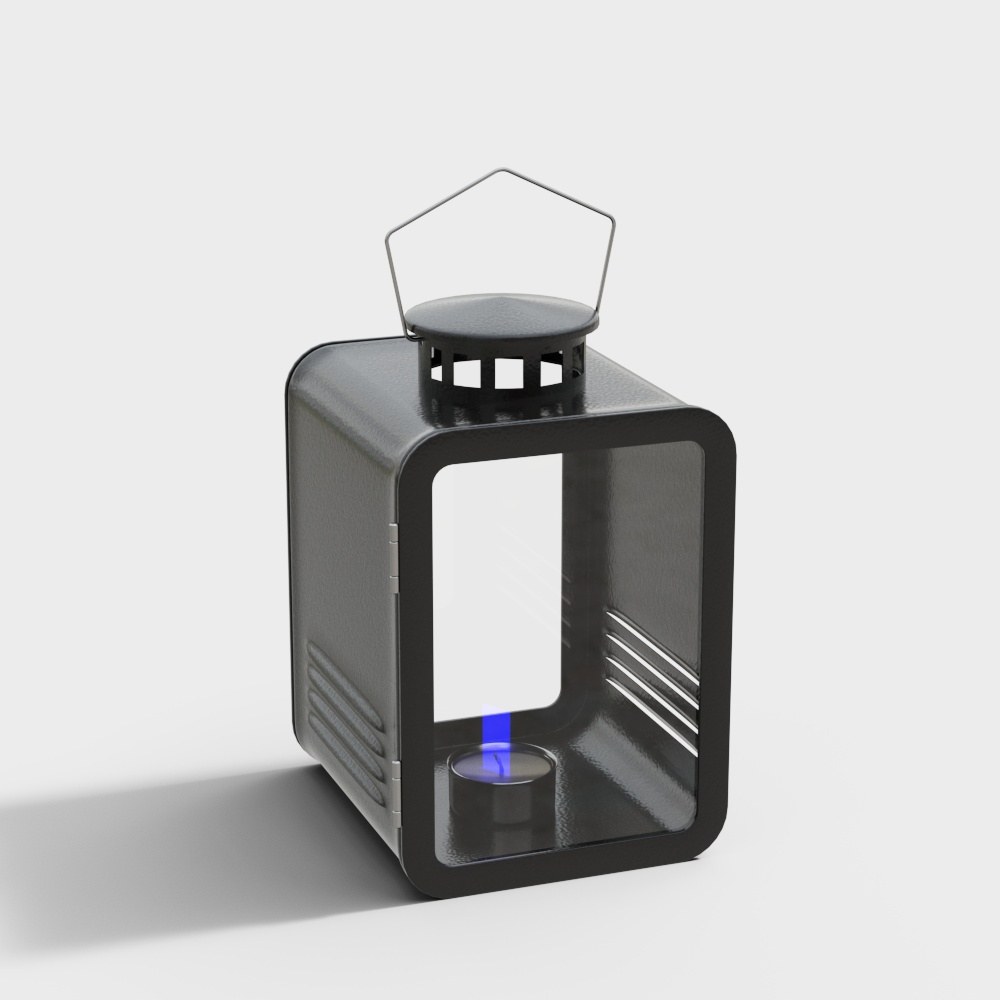 Vintage Lantern 3D Model for Creative Projects